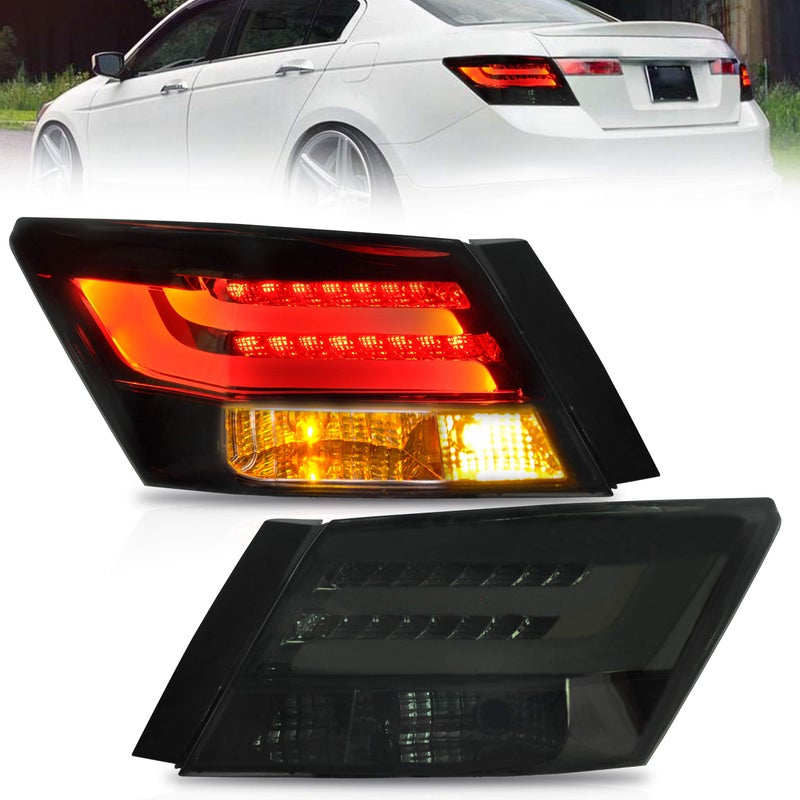 VLAND Tail lights Assembly Fit for 20082012 Honda Accord 8th Gen Inspire Sedan Smoked