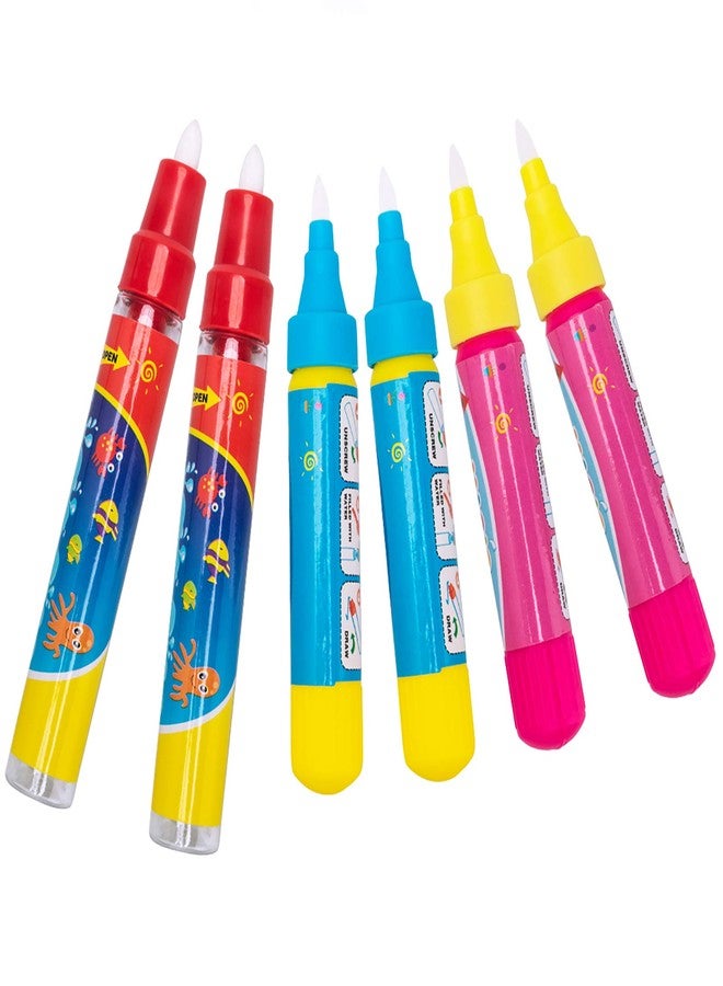 wonuu Water Drawing Pens Replacement Water Pen, Pens for Water Mat (Pack of 6) - Image 1