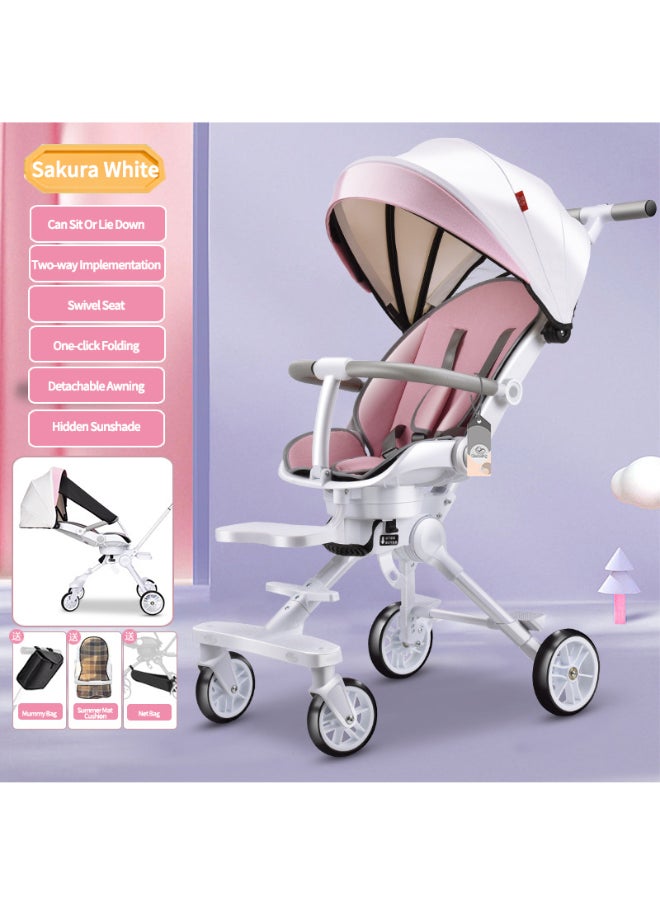 MaBaby Two Way Fast Folding Stroller With Breathable Cushion  - Image 2