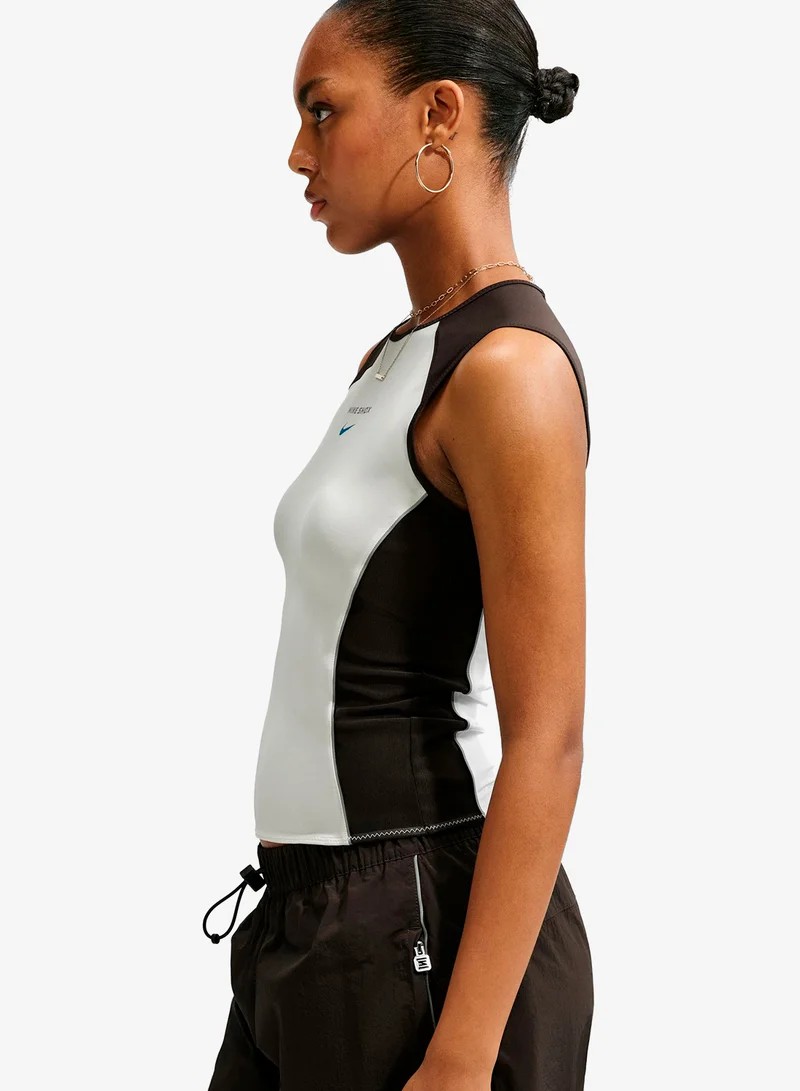 Nike SAIL/VELVET BROWN Shox Tank Top for Women | Best Price UAE