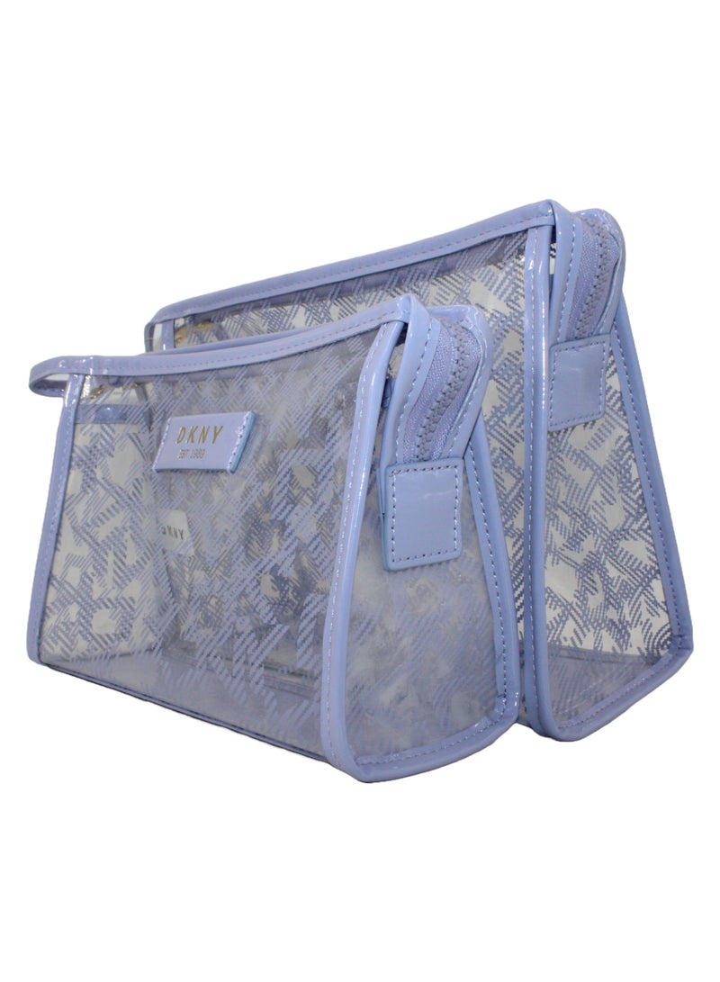 دكني حقيبة مستحضرات التجميل لوسيد دريم تي ستاند من دي كيه إن واي، حقيبة مكياج صغيرة للسفر، حقيبة تخزين صغيرة خفيفة الوزن لمستحضرات التجميل، حقيبة مكياج صغيرة، حقيبة أدوات الزينة للسفر - Image 2