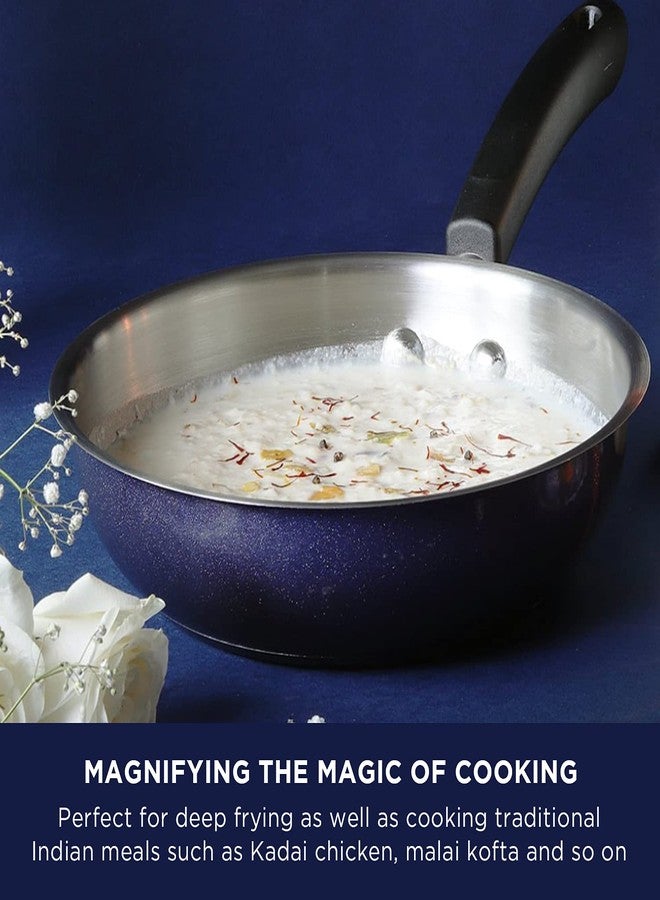 Meyer Centennial Nickel Free Stainless Steel Fry pan | Steel Frypan for Cooking |Frying Pan | Small Frying Pan Induction Base, 22cm, Blue Diamond - Image 5