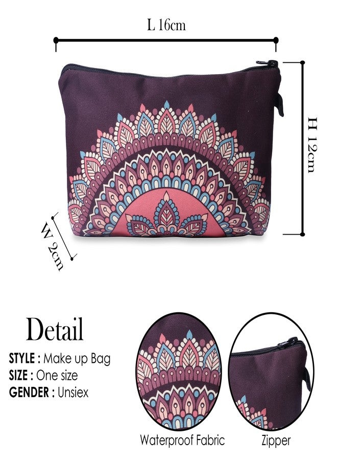 Xelvix Small Makeup Bags, Cute Travel Cosmetic Pouch Toiletry Bag Accessories Organizer for Women and Girls (Style 8) - Image 3