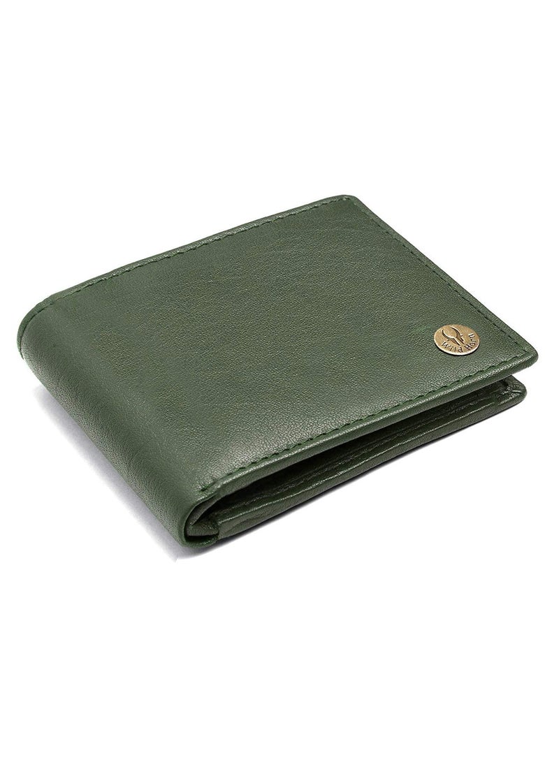وايلدهورن محفظة WildHorn الجلدية الفاخرة للرجال (خضراء) - Image 1