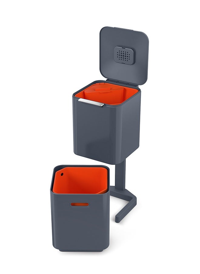 Joseph Joseph - Totem Compact 40L Bin (Graphite) - Image 1