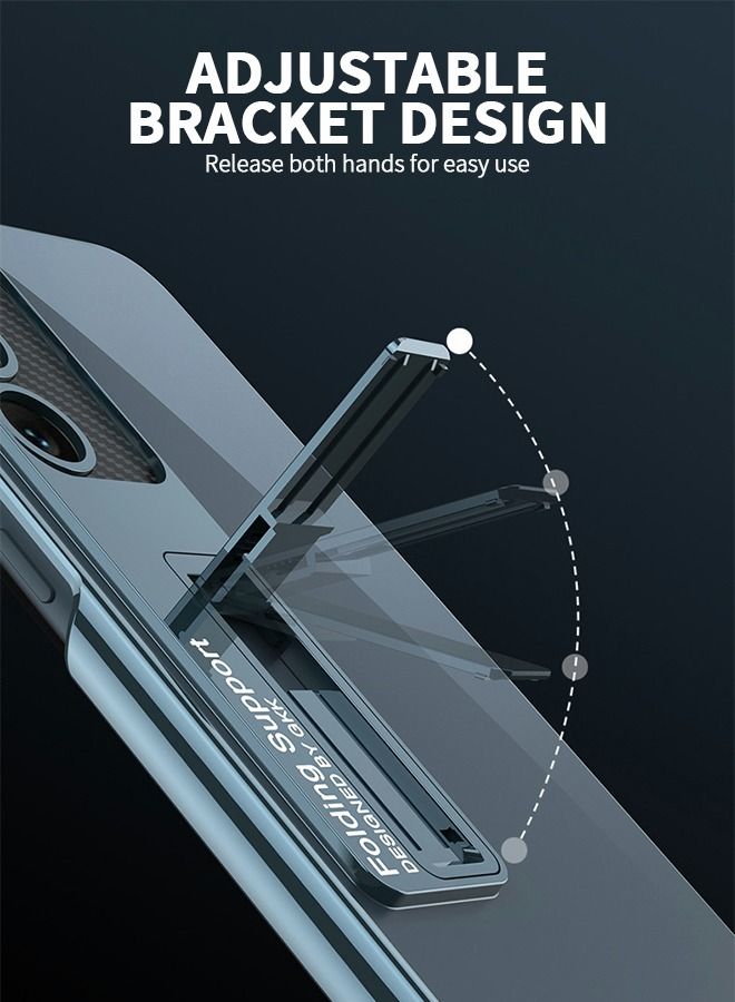 GROIC For Samsung Galaxy S23 Plus 6.6'' Case, Slim Stand S23 Plus Cover, Galaxy S23 Plus Shell Supports Wireless Charging [Adjustable Stand, Anti-Drop, Anti-Fingerprint, All-Around Protection] - Image 2