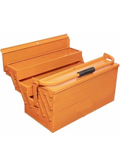 HORSE TOOLS HORSE TOOLS Metal Tool Kit Box For GarageHousehold Commercial Useage Tool Box With Tray Pack of 2  - Image 4