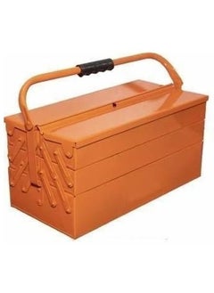 HORSE TOOLS HORSE TOOLS Metal Tool Kit Box For GarageHousehold Commercial Useage Tool Box With Tray Pack of 2  - Image 1