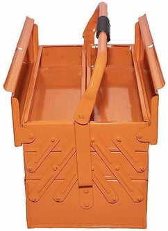 HORSE TOOLS HORSE TOOLS Metal Tool Kit Box For GarageHousehold Commercial Useage Tool Box With Tray Pack of 2  - Image 2