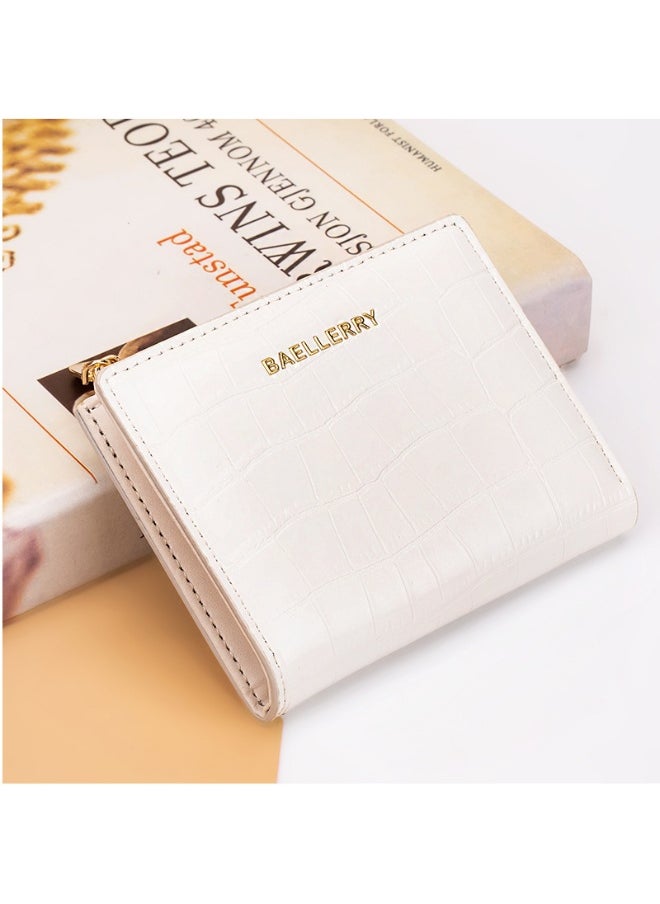 baellerry Women's Short Purse Korean Multi-functional Stone Pattern Purse Zipper Women's Bag  - Image 2