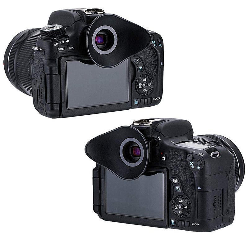 JJC Eyecup Eyepiece Viewfinder for Canon EOS 6DM2 6D 5DM2 5D 90D 80D 77D 70D 60Da 850D 800D 760D 750D 700D 1500D 1300D 1200D Rebel T8i T7i T6s T6i T5i T7 T6 T5 T4i T3i SL2 Replace Canon Eye Cup EB Ef - Image 3