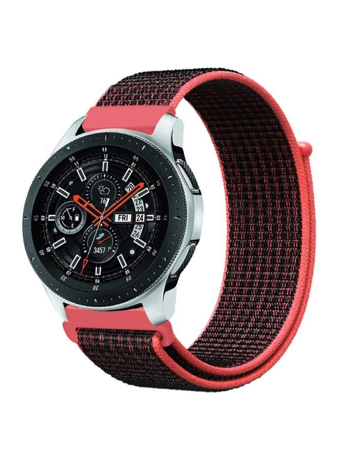NIBEMINENT Replacement Band For Smartwatch Black/Red - Image 2