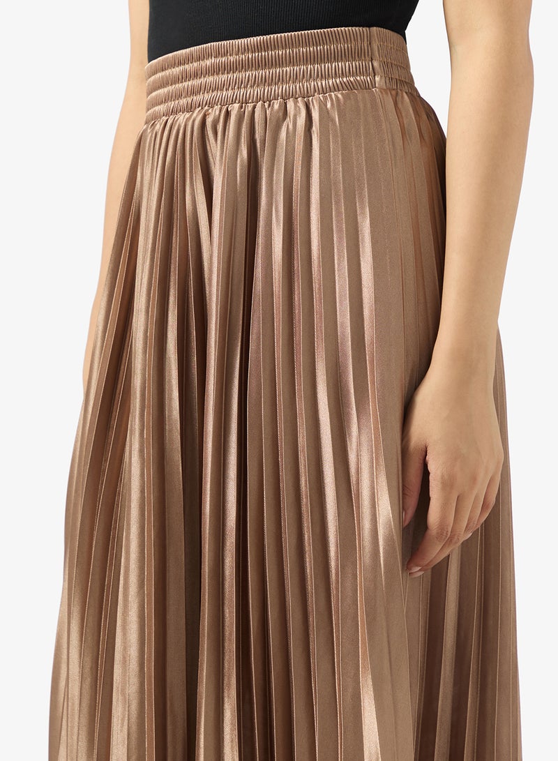 Ginger Metallic Pleated Skirt - Image 4