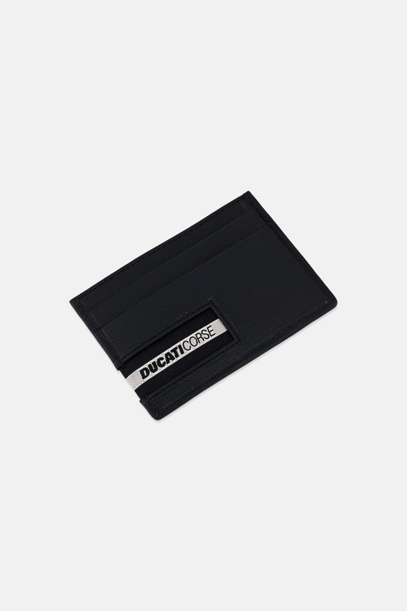 Ducati Men Lee Brand Logo Card Holder, Cream  - Image 2