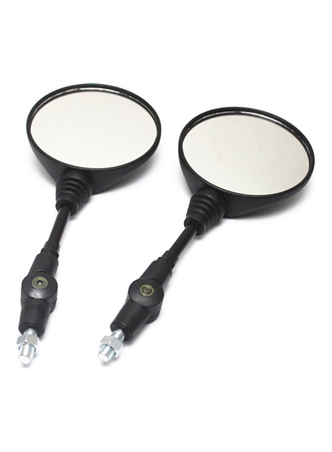 NIBEMINENT 2 Piece Universal Round Rear View Mirror Set  - Image 3