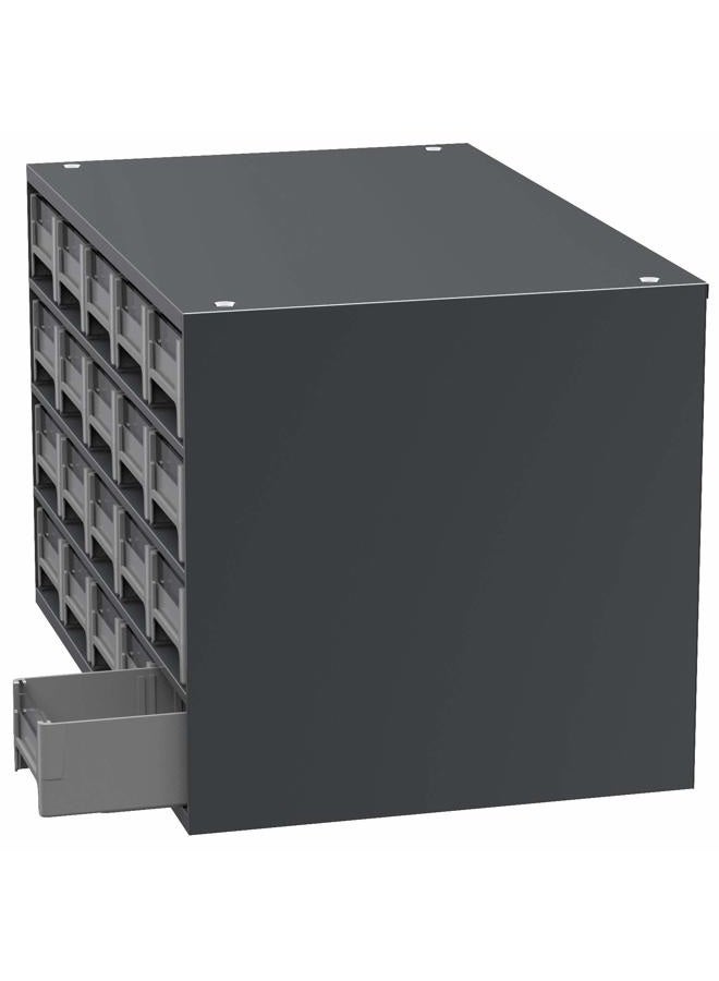 Akro-Mils 20-Drawer Steel Parts Craft Storage Cabinet Hardware Organizer, 19320, (17-Inch W x 11-Inch D H), Gray Cabinet, Drawers - Image 4