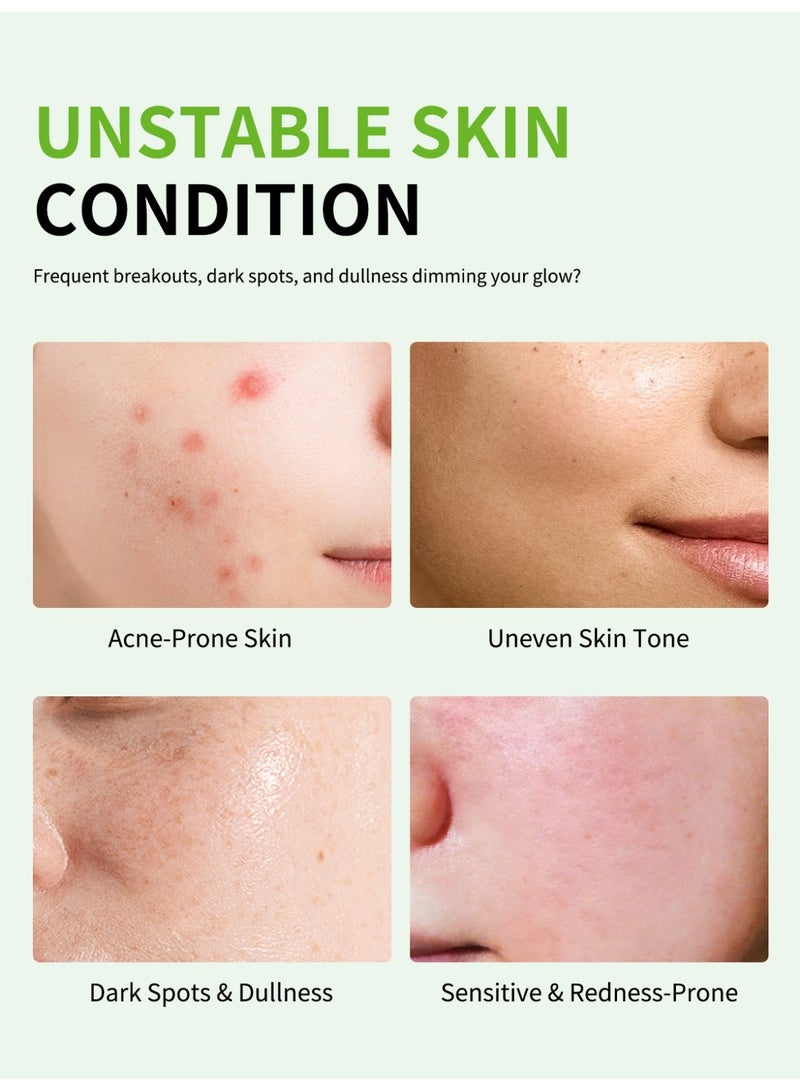 ميلاو سيروم حمض الأزلايك 10% بحجم 30 مل، غني بمستخلص سنتيلا أسياتيك وحمض الهيالورونيك، يقلل من آثار حب الشباب، يخفف الاحمرار، يحتفظ بالرطوبة. - Image 3