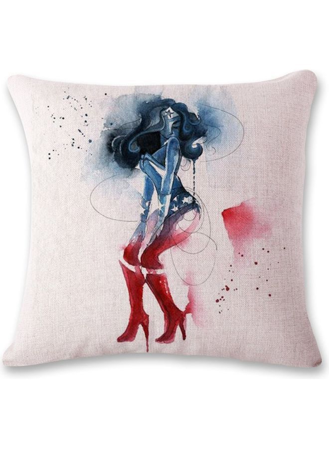 نيبمينينت غطاء وسادة كلاسيكي من القطن والكتان متعدد الألوان