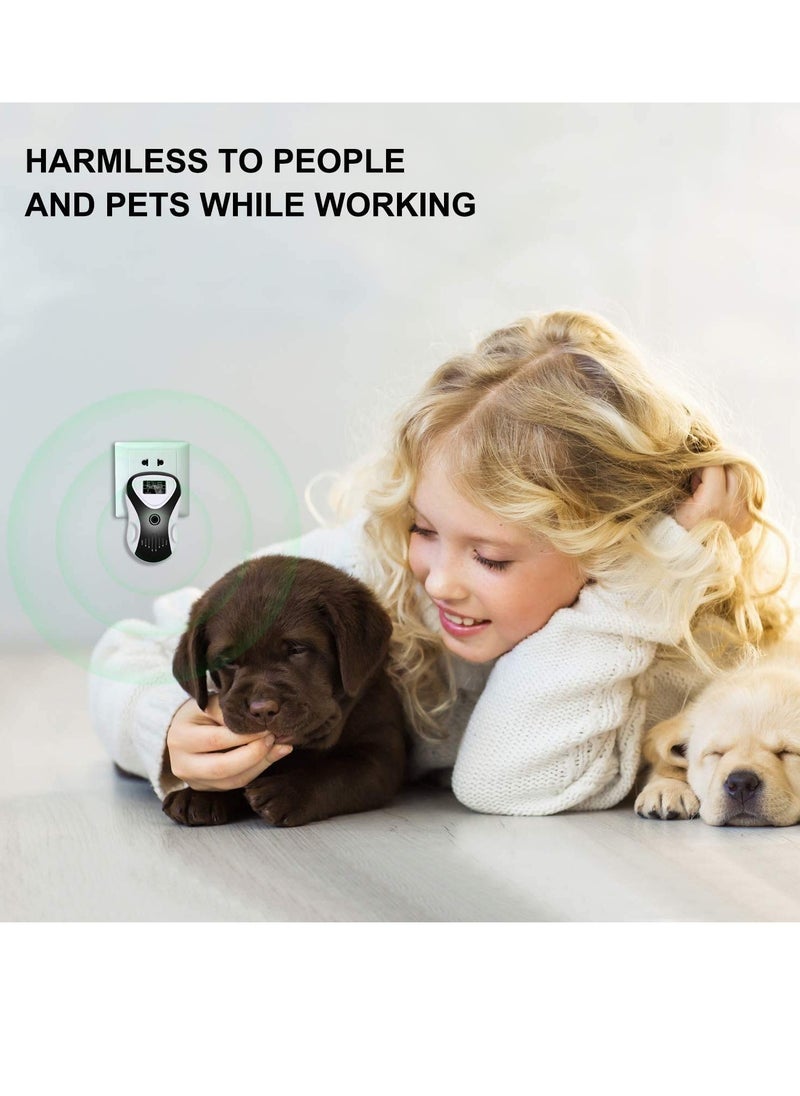 Excefore - Dual Ultrasonic Pest Repeller 4 Frequencies Safe for Humans and Pets Perfect to get rid of All types of Rodents and Insects Mosquitoes and More 2 Pack - Image 1