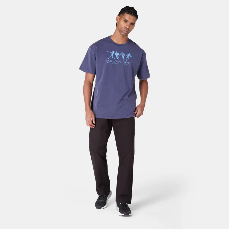 Under Armour Blue Men's Athletes Heavyweight T-Shirt for Men | Best Price UAE