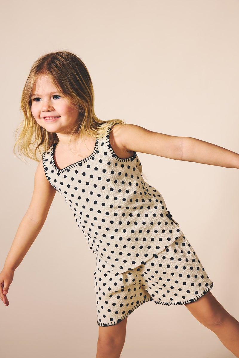 DeFacto Beige BabyGirl Baby Girl 2 piece Regular Fit Square Collar Set Casual - Image 5