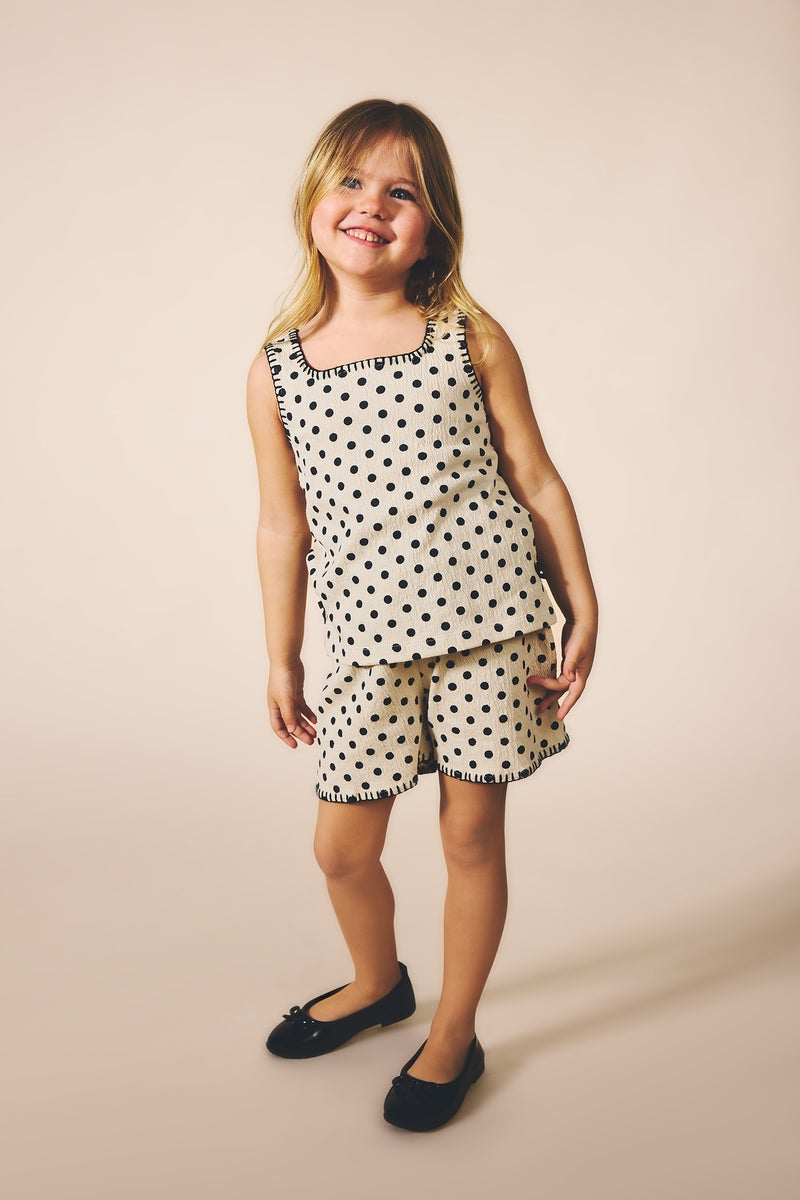 DeFacto Beige BabyGirl Baby Girl 2 piece Regular Fit Square Collar Set Casual - Image 1