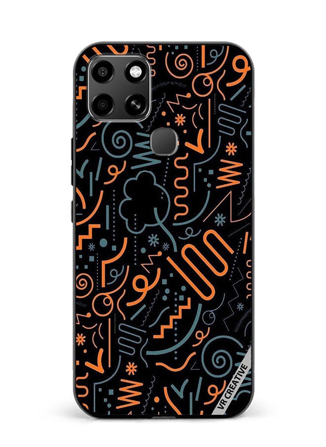 VR CREATIVE - Protective Case Cover For Infinix Smart 6 Pop Art Design Multicolour - Image 1