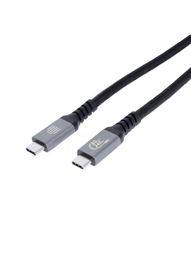 DVICED Type C to Type C Data and Charging  USB4 cable , 1m - nylon - Image 2
