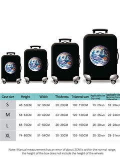 HomarKet Travel Luggage Cover Spandex Suitcase Protector Washable Baggage Cover  - Image 2