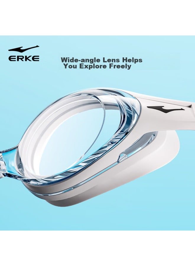 Erke Swimming Goggles, Waterproof And Anti-fog, For Men And Women, High-definition, For Myopia, Professional Sports Goggles For Swimming And Diving, Black, -4.00 Diopters - Image 3