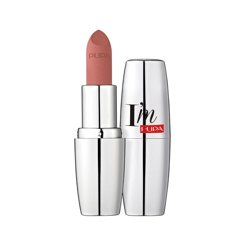 Pupa I Am Matt Pure Colour Lipstick - 014 Peachy Nude Milano for Women - 0.123 oz Lipstick