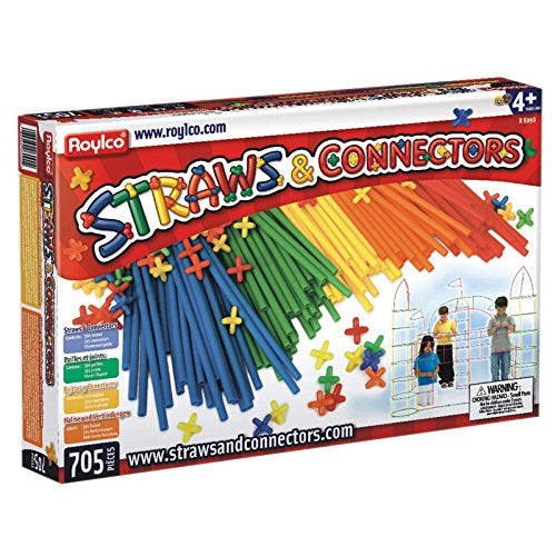 Roylco Straws and Connectors 705 Piece Set - Image 1