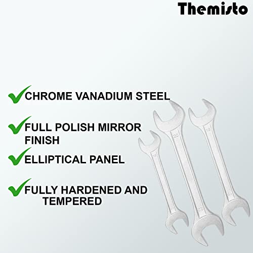 THEMISTO TH-T16 8pcs Double Open Ended Spanner set - Image 3