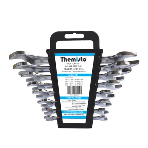 THEMISTO TH-T16 8pcs Double Open Ended Spanner set - Image 1