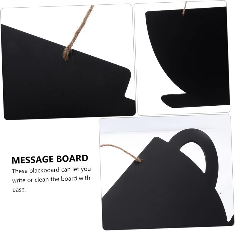Moisture wear upgraded quality NUOBESTY Creative Wooden Hanging Message Board Ornament Chalkboard for Restaurants Bars Weddings and Coffee Shops Wall Mountable Mini Chalk Sign for Menus Table Numbers and Crafts Full village delivery cover Daily universal pick Stable base Easy store & transit build Long term storage compatible Fixed & portable compatible General purpose premium build Fine polished finish Budget friendly trendy design Budget friendly premium quality No overseas transit wait Simple upgraded construction Suburban residential ship Practical design alternatives Heat insulation layer All storage type compatible Pop-area nearby warehouse Multi-purpose fine material Licensed warehouse stored goods New residential zone delivery Remote area delivery Riyadh Jeddah Dammam ship Changing environment compatible Repeated use trusted quality - Image 5
