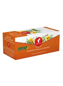 JULIUS MEINL Julius Meinl Rooibos Vanilla-Caramel Tea, 25 pieces of Single-use Bio-degradable Tea Bags  - Image 1