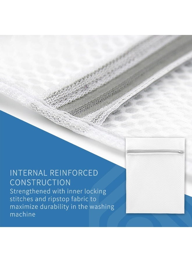 3Pcs Mesh Laundry Bags for Delicates Durable Protective Wash Bags, Travel Storage Organize Bag, Clothing Washing Bags for Laundry, Blouse, Bra, Hosiery, Stocking, Underwear & Lingerie - Image 3