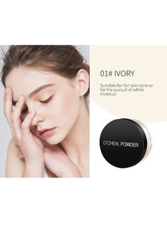 OCHEAL Light And Silky Loose Powder，Professional Loose Powder Lightweight Silky Loose Powder For Setting Makeup In Place 15g (#Ivory)  - Image 2
