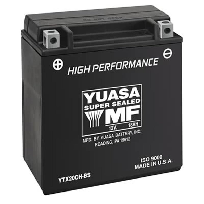 Yuasa بطارية يوآسا YUAM6220C YTX20CH-BS خالية من الصيانة من سلسلة H مع عبوة حمضية - Image 4