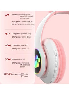 Dream Zone Cat Ears Foldable Headset Multicolour  - Image 3