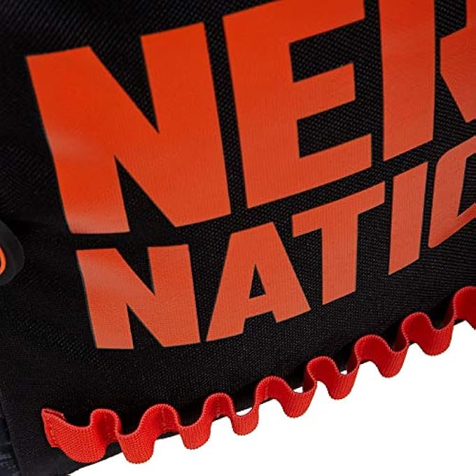 NERF Nation Backpack Boys Back to School Rucksack Kids Bag for College Large Double Pockets with Bullets Holder - Image 2