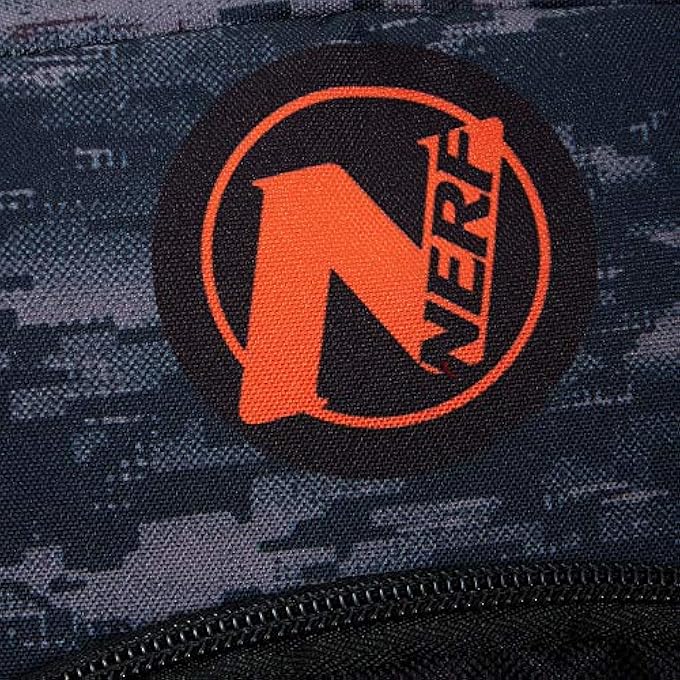 NERF Nation Backpack Boys Back to School Rucksack Kids Bag for College Large Double Pockets with Bullets Holder - Image 3