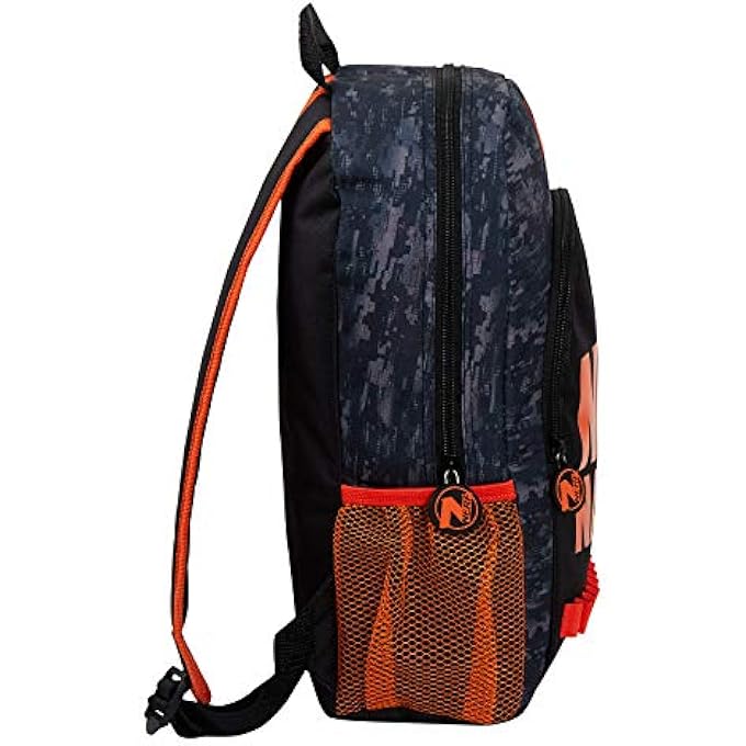 NERF Nation Backpack Boys Back to School Rucksack Kids Bag for College Large Double Pockets with Bullets Holder - Image 5