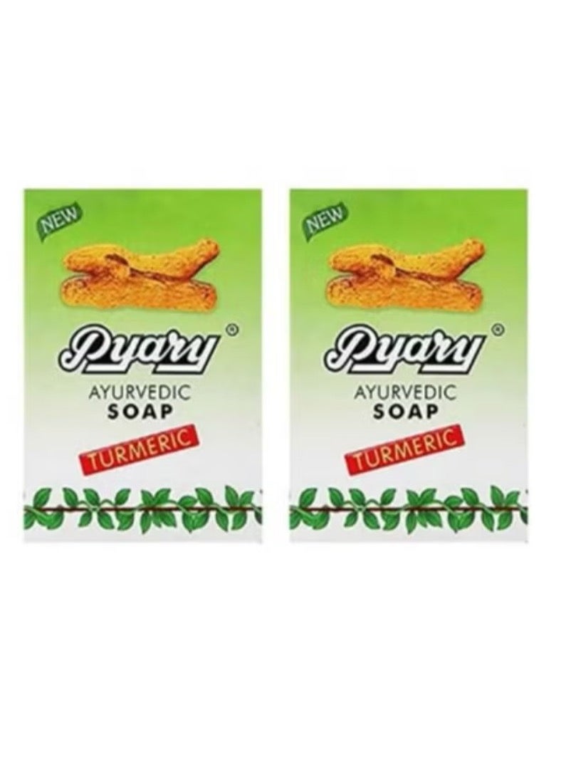 Pyary 2 pieces of Turmeric herbal skin lightening soap