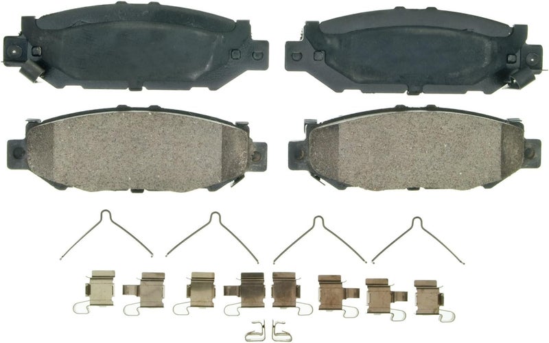 Wagner QuickStop ZD572 Ceramic Disc Pad Set, Rear - Image 1