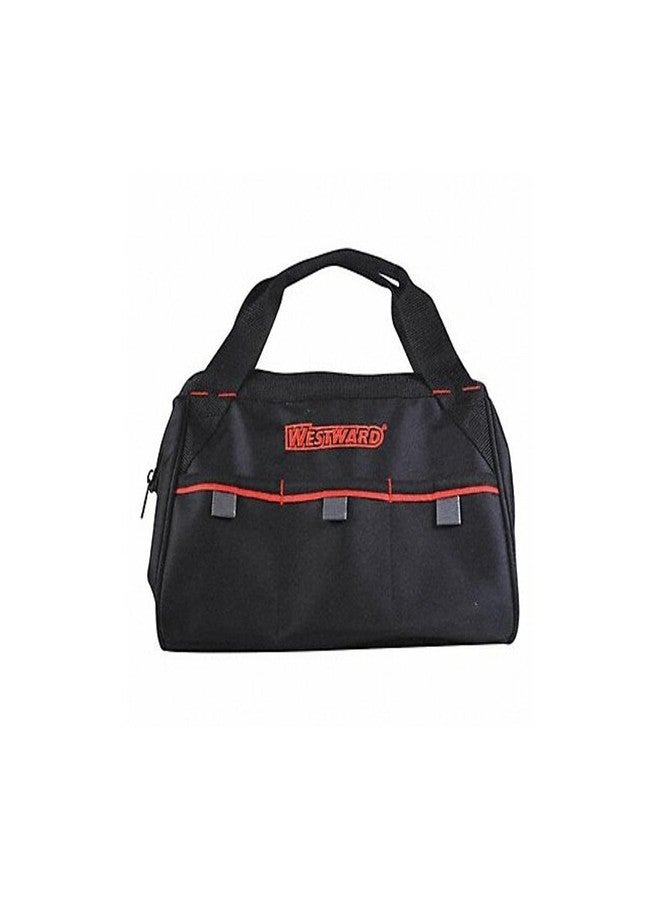 Westward Tool Bag,General Purpose,3 Pockets, Black, Polyester, 4 Pockets 53JW42-1 Each - Image 1
