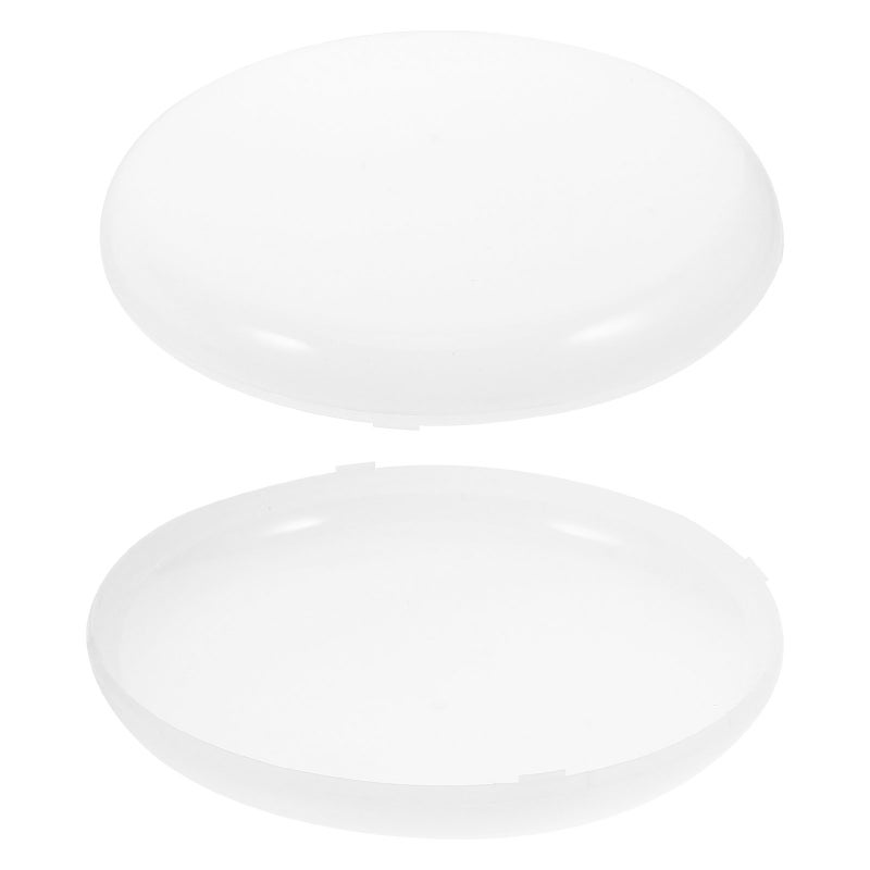 2pcs Bulb Diffuser Cover For Lamps For Home Lighting Providing Anti-Fog And Even Light Distribution White - Image 5