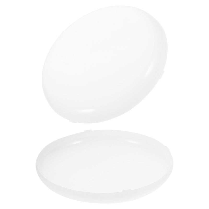 2pcs Bulb Diffuser Cover For Lamps For Home Lighting Providing Anti-Fog And Even Light Distribution White - Image 1