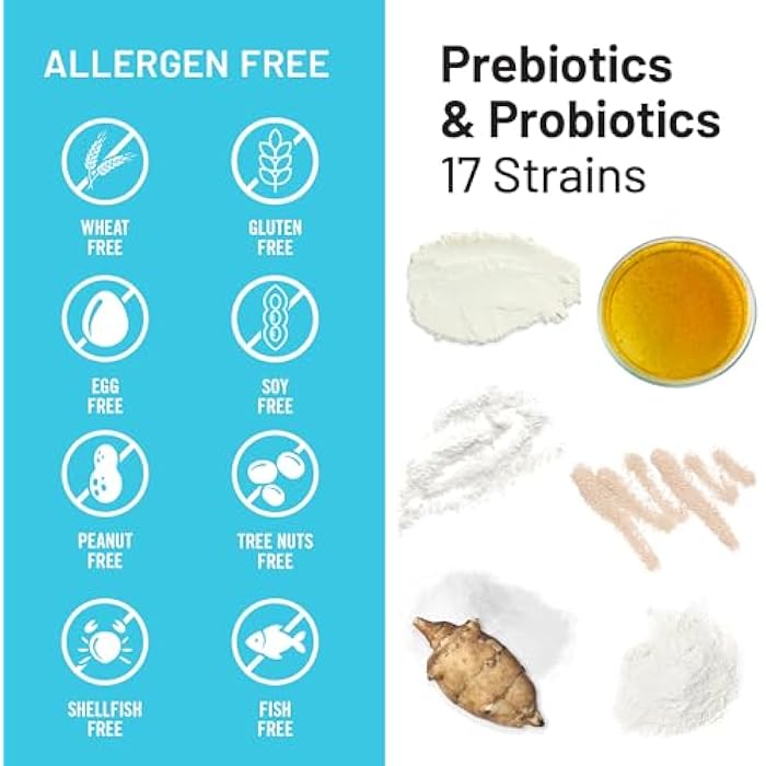 NatureWise Probiotics 70 Billion CFU - 17 Strains + Organic Prebiotics - Immune, Digestive & Gut Health Support for Women & Men - Vegetarian, Gluten-Free, Non-GMO - 60 Capsules[2-Month Supply] - Image 5