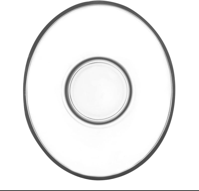 LAV Glass Saucers for Turkish Tea Glasses Set of 6  Perfect Complement for Turkish Tea Glasses  Elegant Design  Ideal for Serving Turkish Tea  Durable Glass  Dishwasher Safe - Image 1
